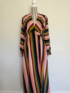 ASOS - Multicolor Striped Maxi Dress